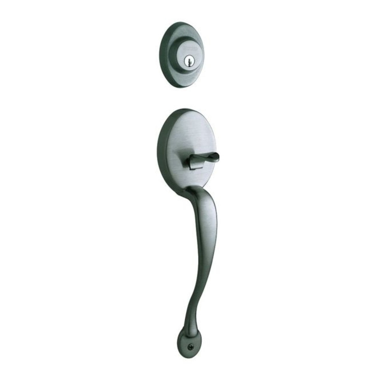 Weiser Lock GA9771A26D Exterior Augusta Single Cylinder Active Handleset, Satin Chrome