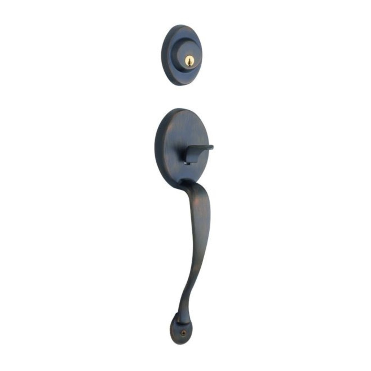 Weiser Lock GA9771A11P Exterior Augusta Single Cylinder Active Handleset, Venetian Bronze