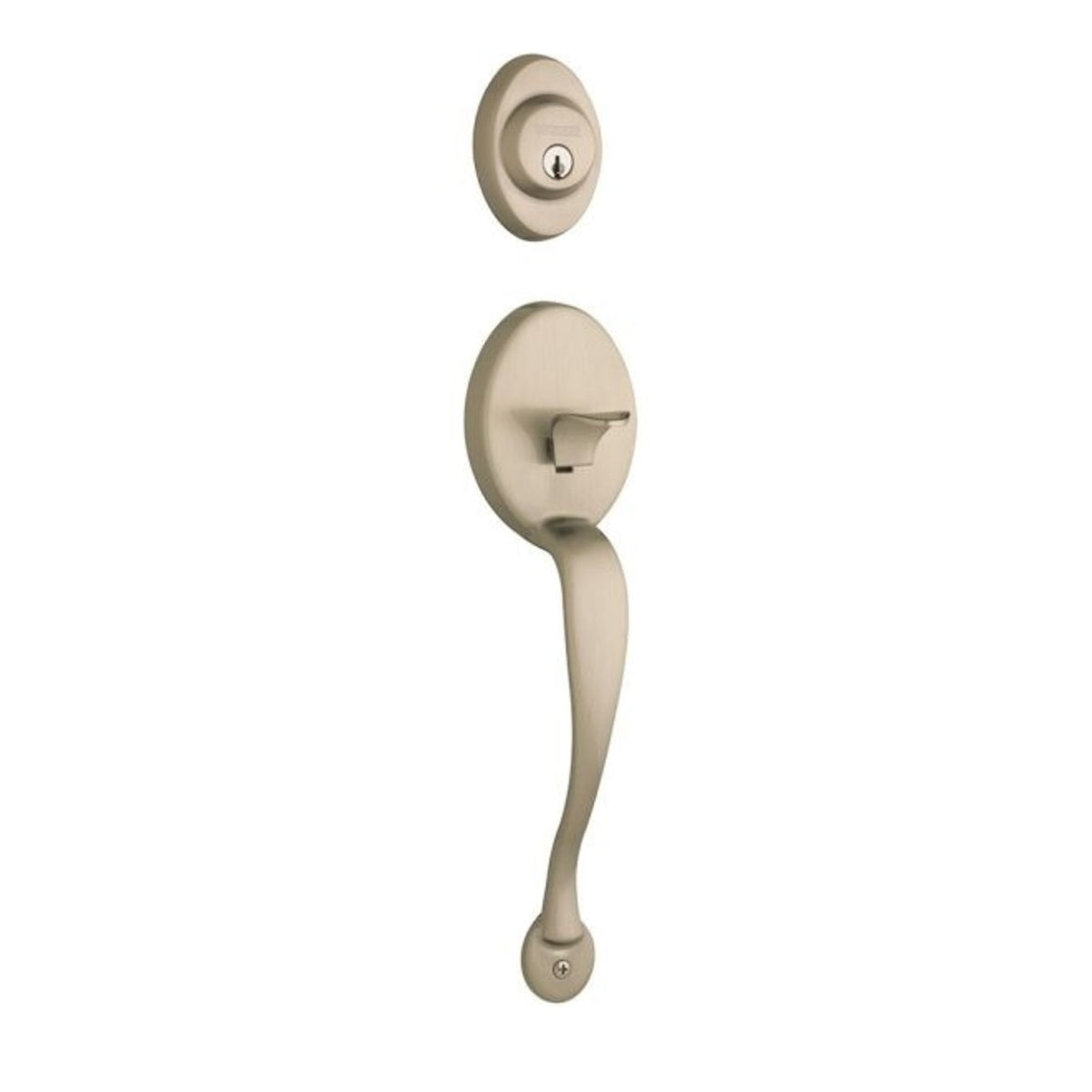 Weiser Lock GA9671A15S Exterior Augusta Double Cylinder Active Handleset, Satin Nickel