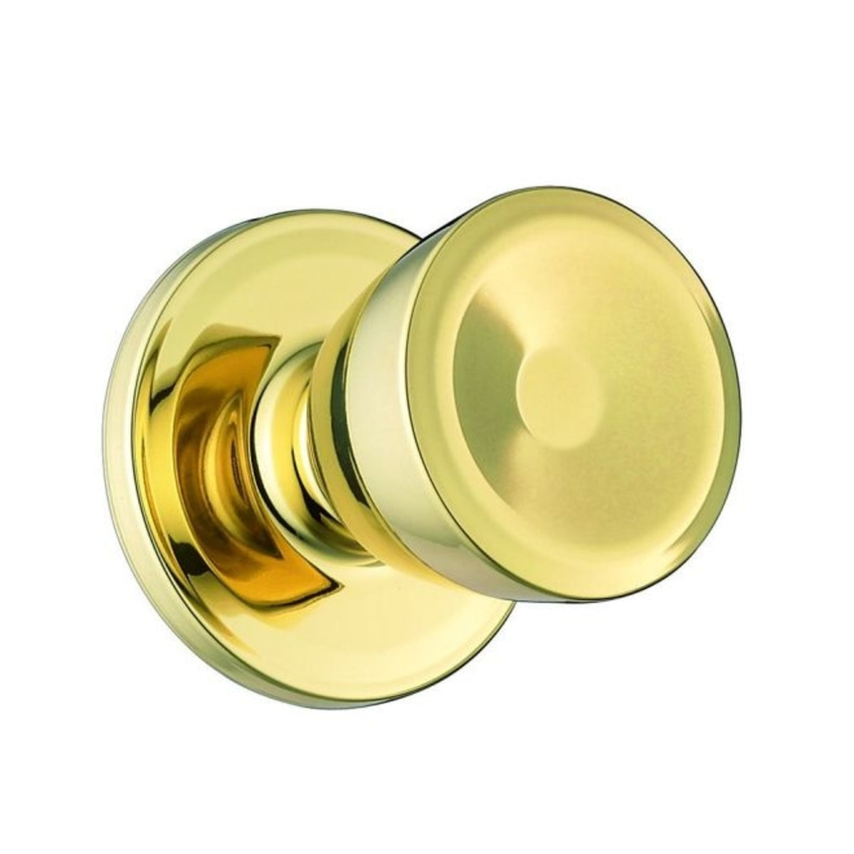 Weiser Lock GAC12B3 Beverly Single Dummy Lock, Bright Brass