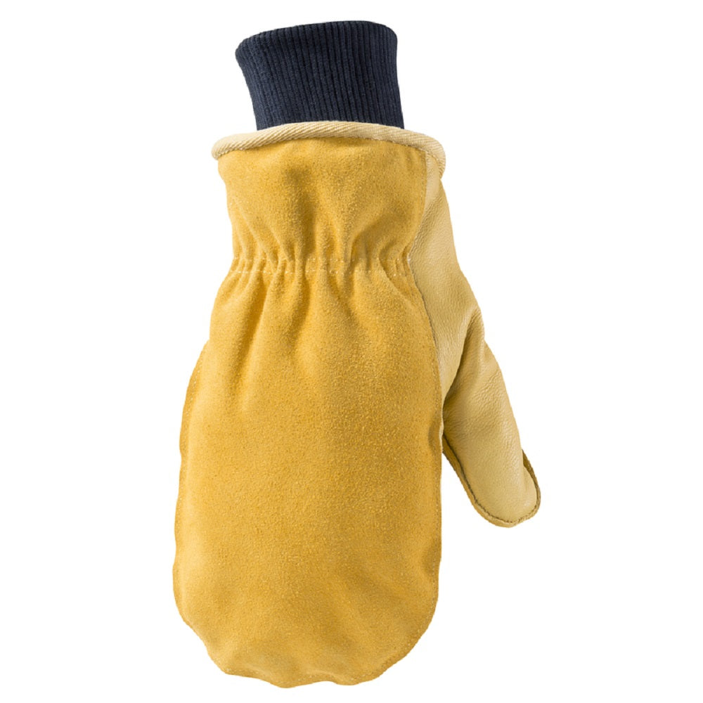 Wells Lamont 1430L Cowhide Leather Winter Mittens, Palomino, Large