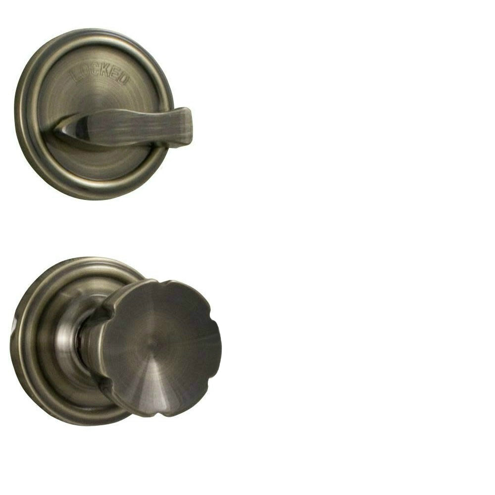 Weslock 02100--EASL20 Eleganti Single Cylinder Interior Handleset, Antique Brass