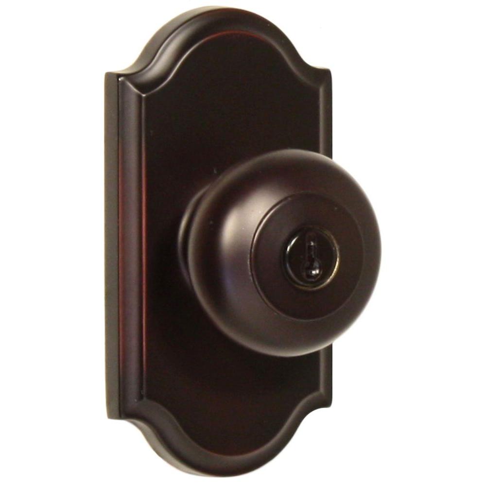 Weslock 01740I1I1SL23 Impresa Entry Door Knob, Oil Rubbed Bronze