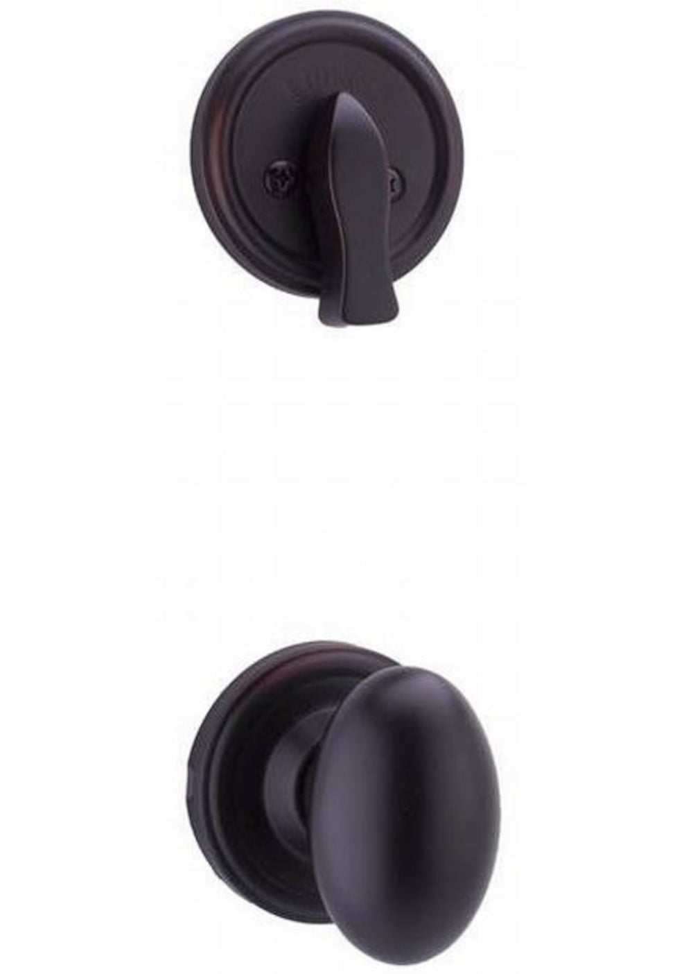 Weslock 02100--J1SL20 Julienne Interior Single Cylinder Handleset Trim, Oil Rubbed Bronze