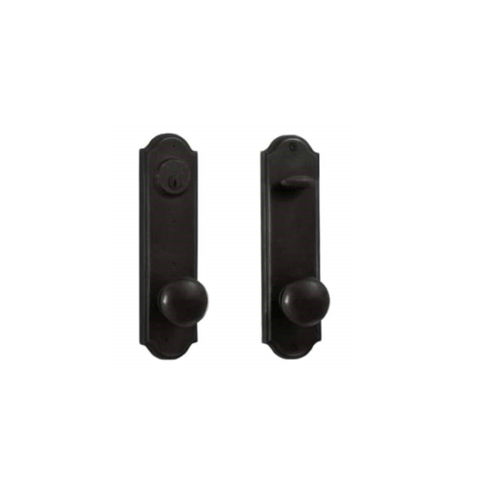 Weslock L7641F2F2SL2D Wexford Single Cylinder Deadbolt Passage Lock, Black