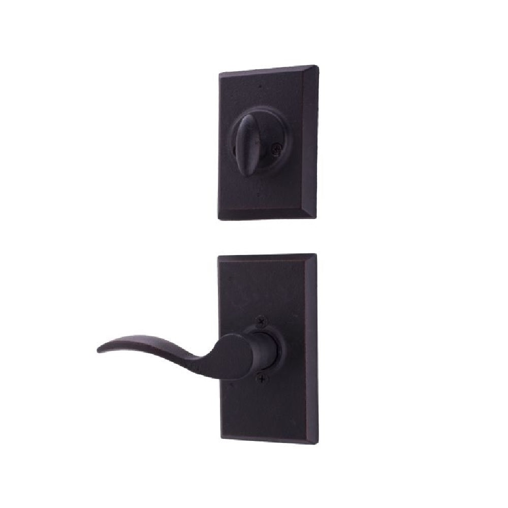 Weslock L7800--H1SL20 Left Hand Carlow Interior Single Cylinder Handleset, Oil Rubbed Bronze