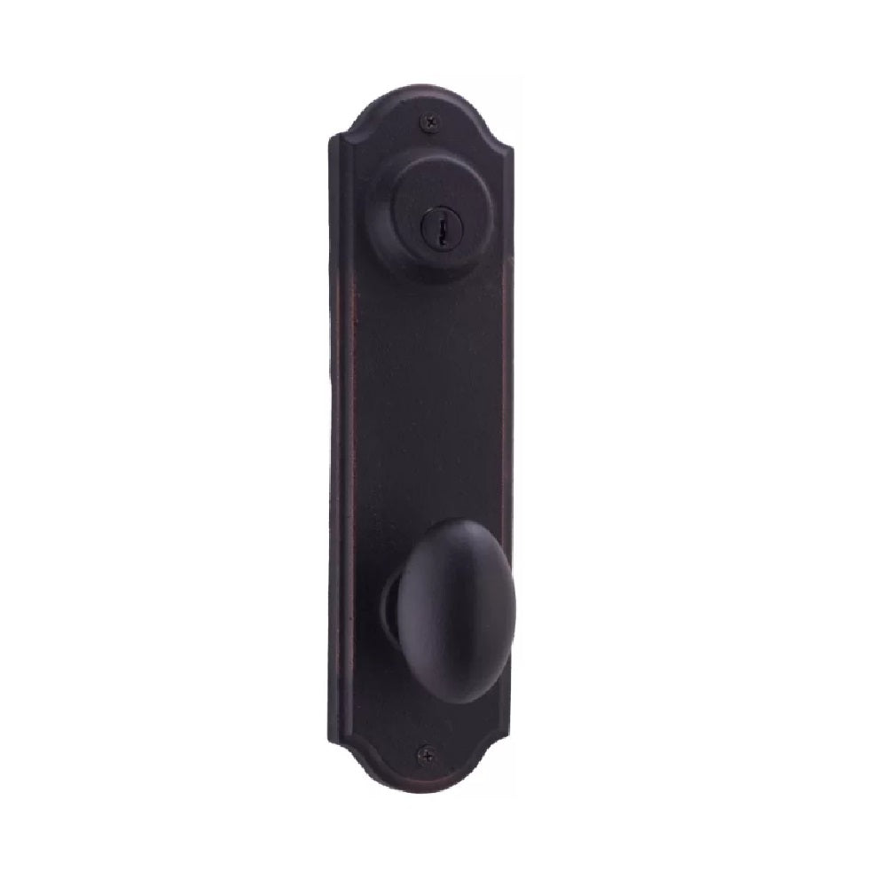 Weslock 07602--M1SL2D Durham Double Cylinder Handleset, Oil Rubbed Bronze