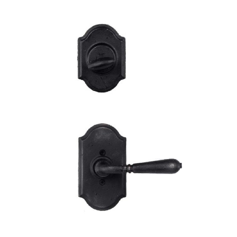 Weslock 07400--Q2SL20 Waterford Castletown Single Cylinder Interior Handleset, Black