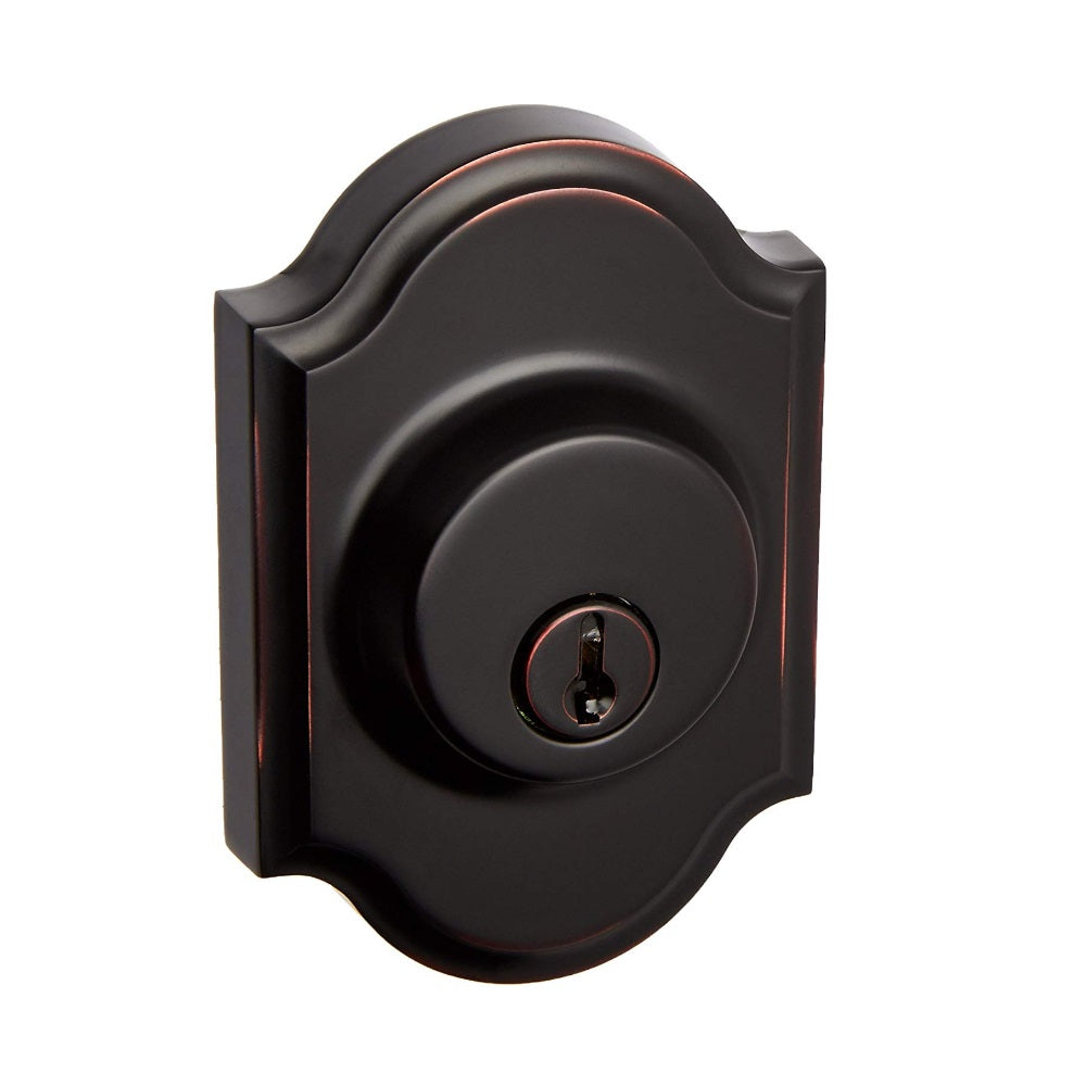 Weslock 01771-1-1SL23 Premiere Single Cylinder Deadbolt, Oil Rubbed Bronze