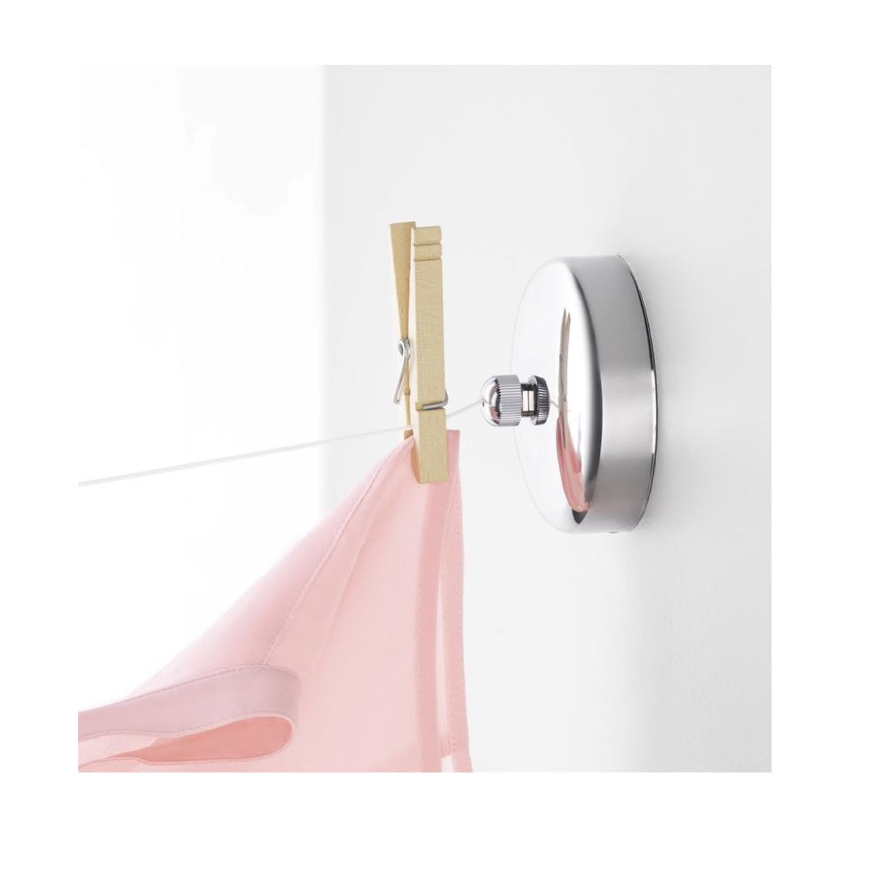 Whitmor 6010-13588 Retractable Clothesline, Silver, Metal