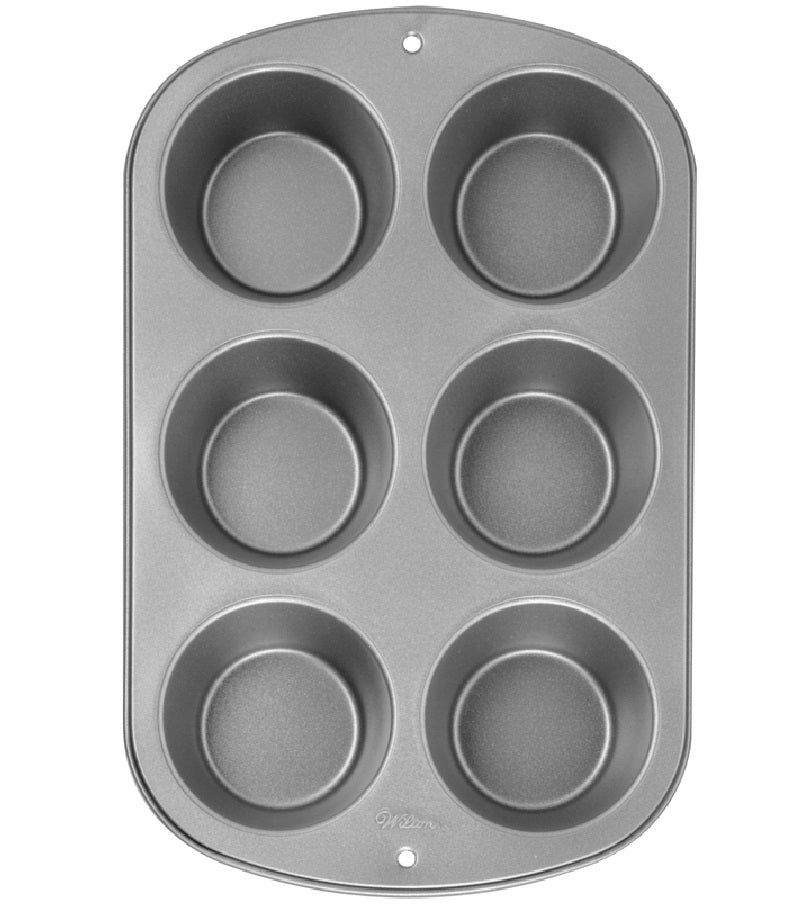 Wilton 191003176 Jumbo Muffin Pan, Grey