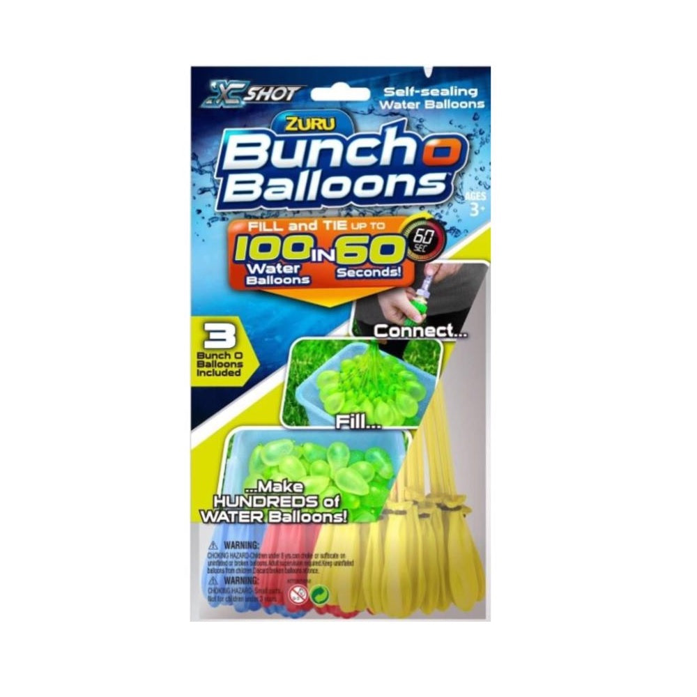 Zuru 56288UQ1 Bunch O Balloons Rapid Filling Water Balloons, Assorted Colors