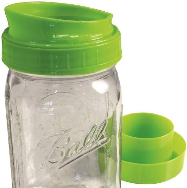 Ball 1440040003 Pour and Measure Cap And Jar, Green, 32 Oz
