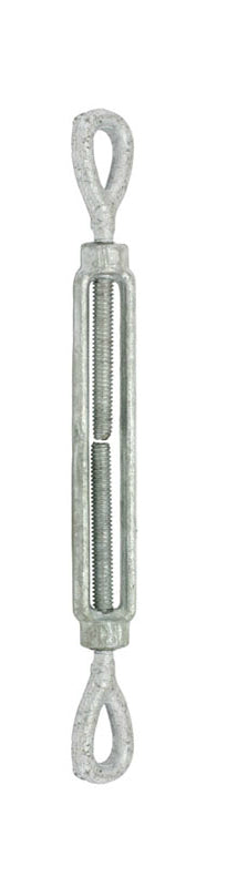 Baron 15-1/2X6 Forged Steel Eye & Eye Turnbuckles, 1/2" x 6", Galvanized