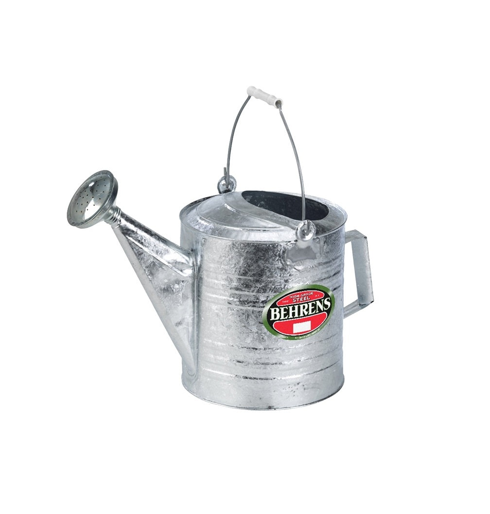 Behrens 208RH 2-Gallon Steel Watering Can, Silver