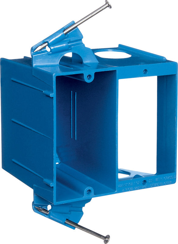 Carlon SC200DV 2 Gang Dual Voltage Box/Bracket, Pvc