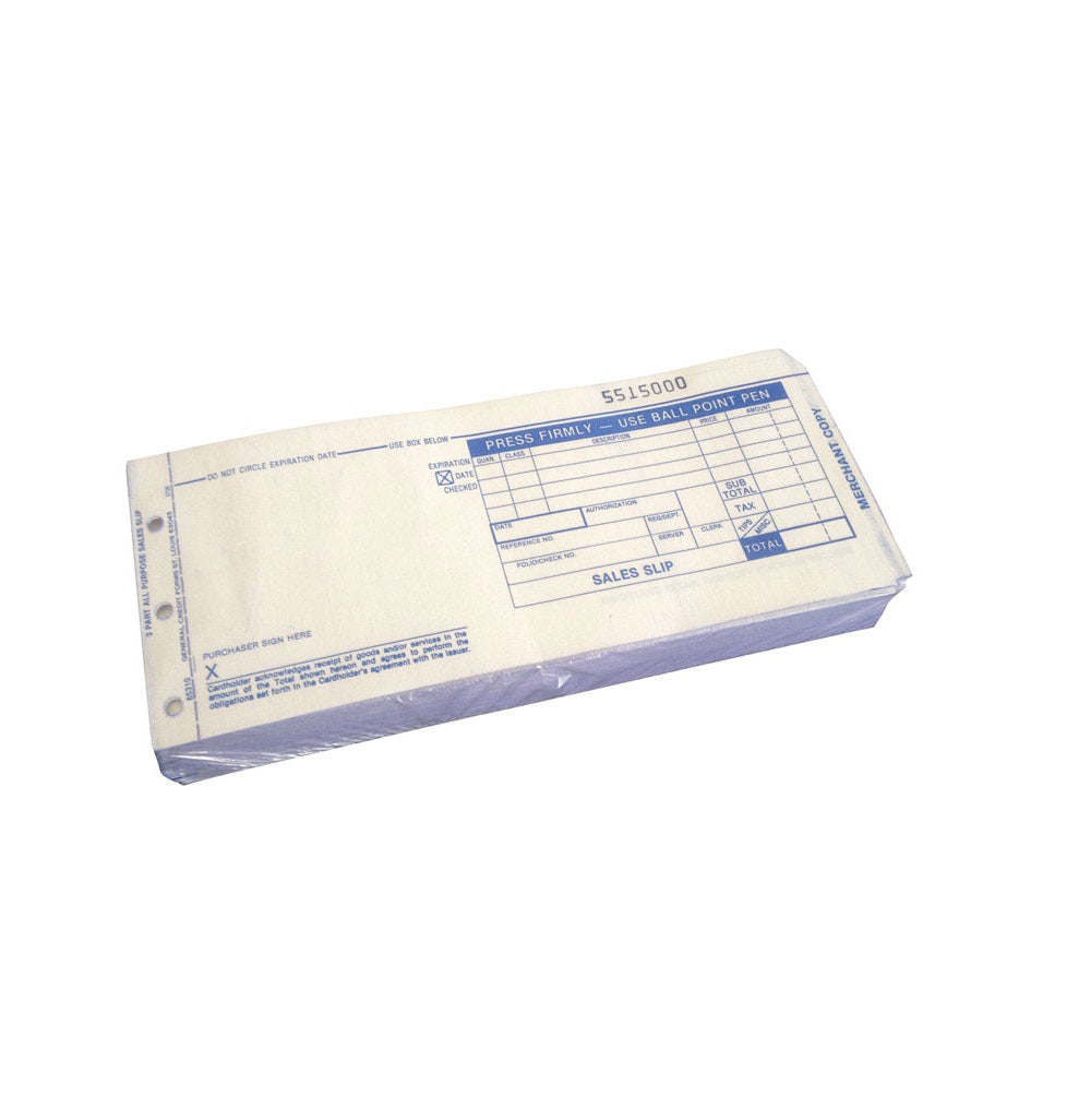 Centurion 93392 Charge Card Sales Slip, 100 Sheets