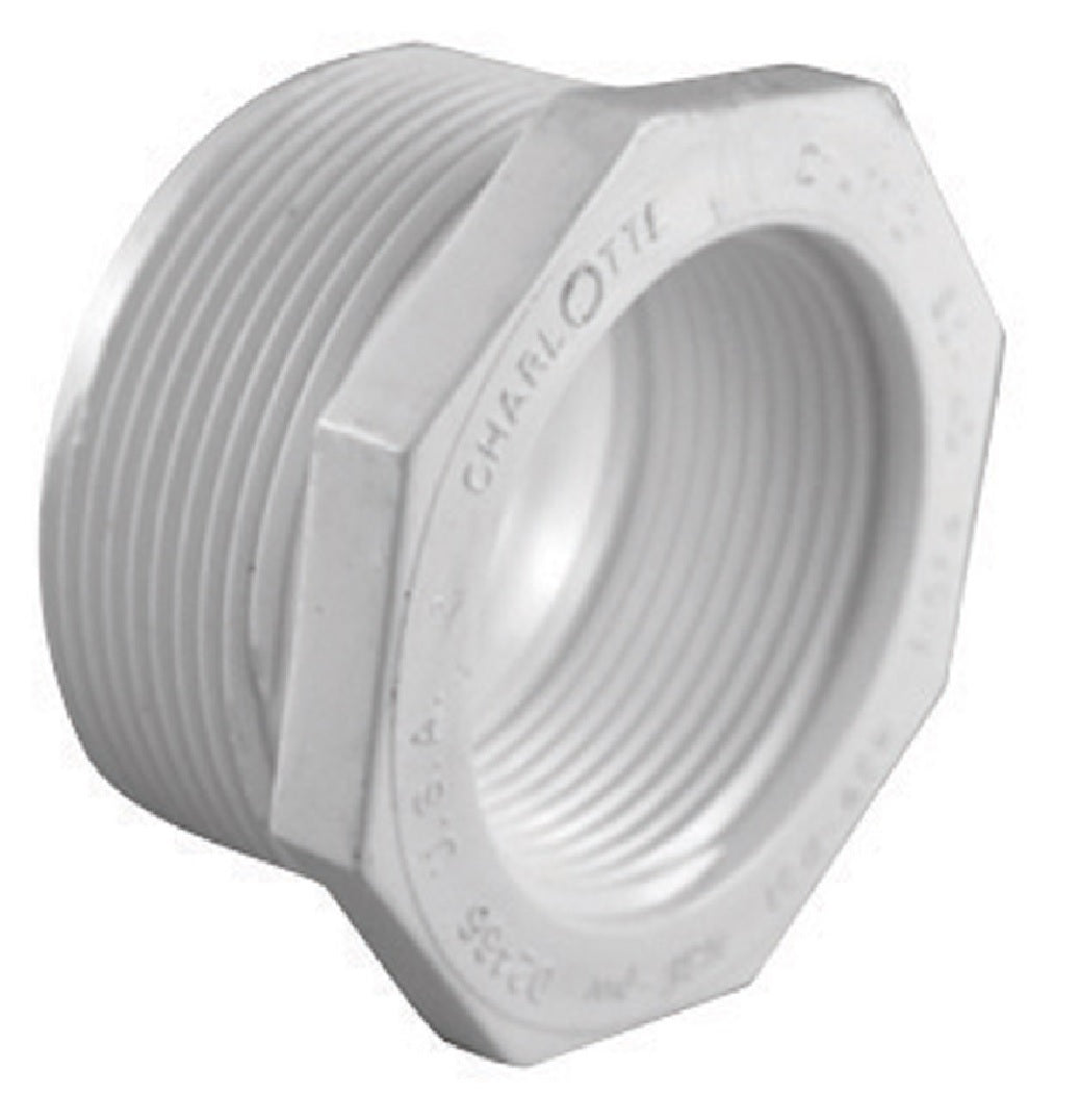 Charlotte Pipe & Found PVC 02112 2800 Schedule 40 Pvc Reducer Bushing, White