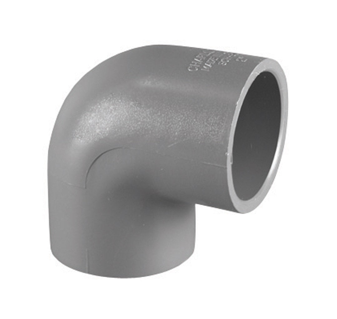 Charlotte Pipe & Found PVC 08300 1200 90 Degree Elbow, 3/4 in
