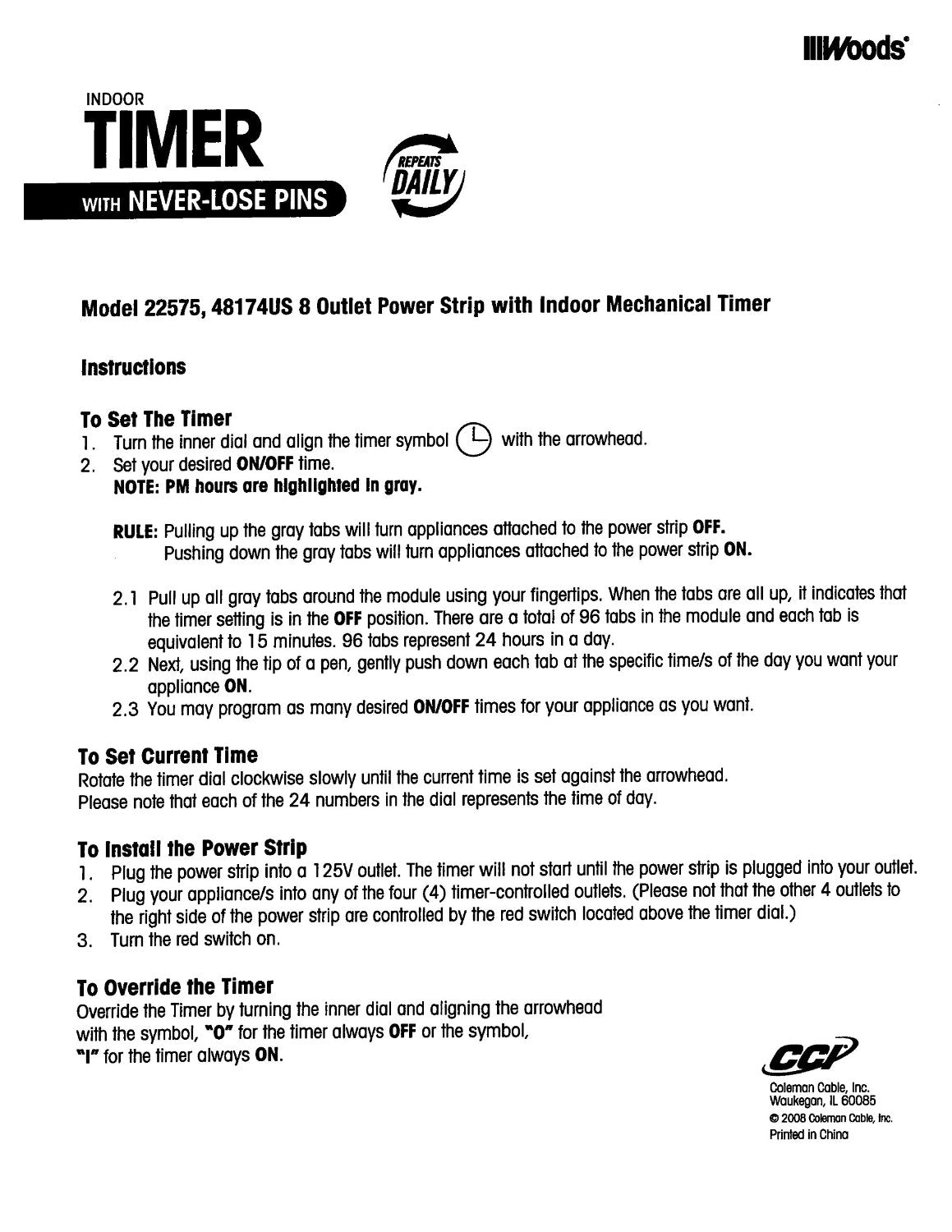 Buy westek 8-outlet power strip timer instructions - Online store for household  electrical, timers in USA, on sale, low price, discount deals, coupon code