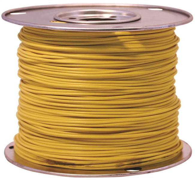 Coleman Cable 55671723 Primary Wire, 12-Gauge, 100-Feet Bulk Spool, Yellow