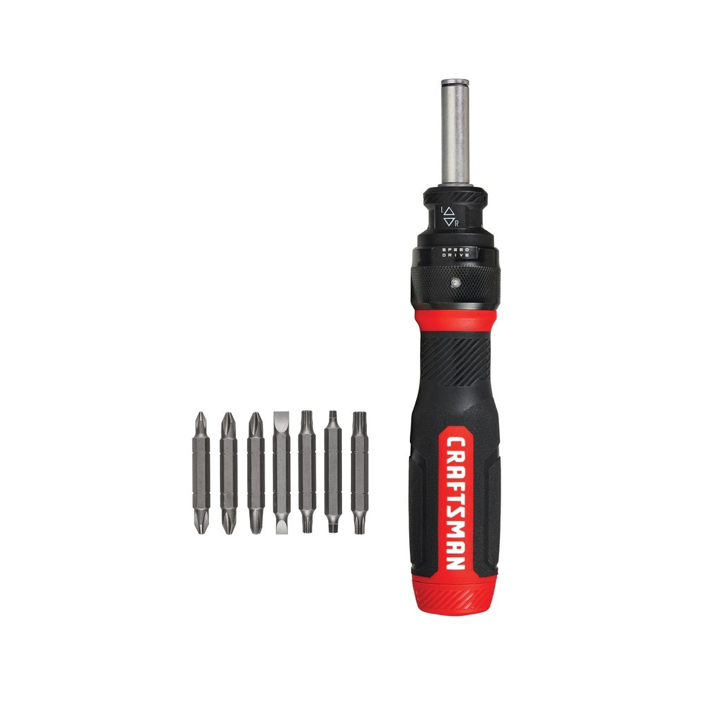 Craftsman CMHT68129 Ratcheting Screwdriver Set, 1/4 in, 15 Piece