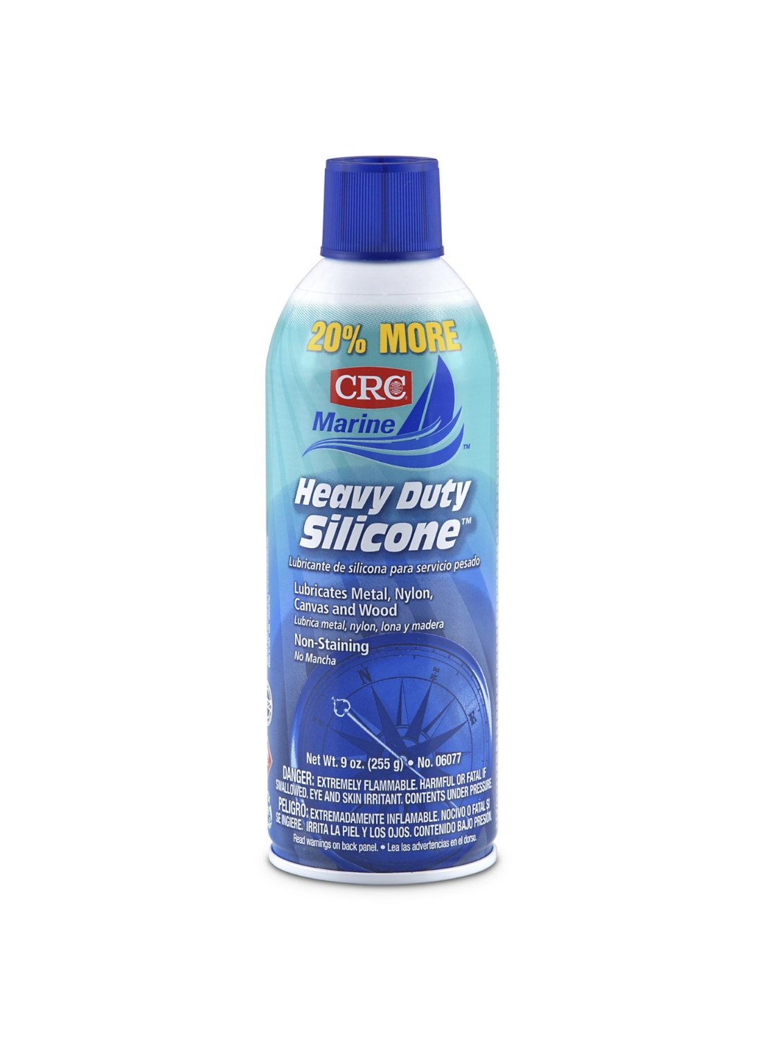 CRC 06077 Marine Heavy Duty Silicone Lubricant, 9 Oz