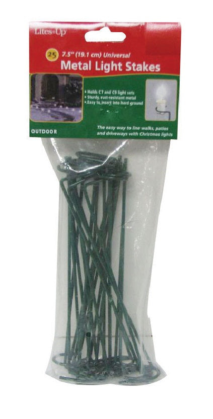 Dyno 71002-25BOS Christmas Light Stakes, Green