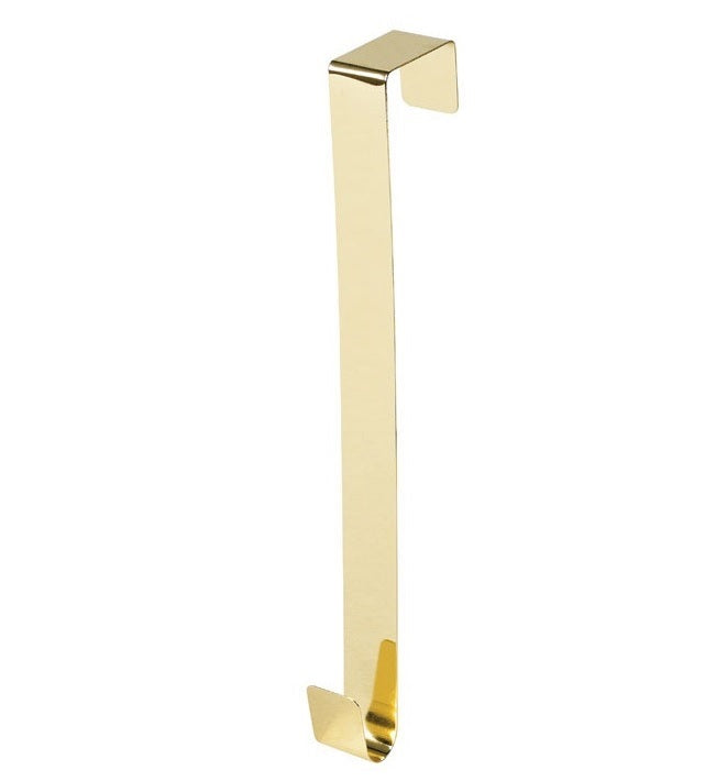 Dyno 72027-1B Lites Up Brass Wreath Hook, 11-1/4"