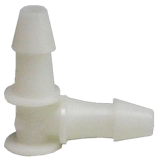 Green Leaf CBEB383BG1 Nylon Hose Elbow, White, 3/8" X 3/8"