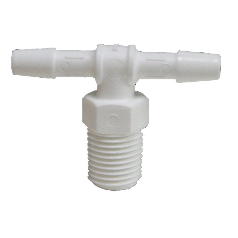 Green Leaf CBMT1238BG1 90 deg. Nylon Tee, 3/8" Dia. x 3/8" Dia. x 1/2" Dia.