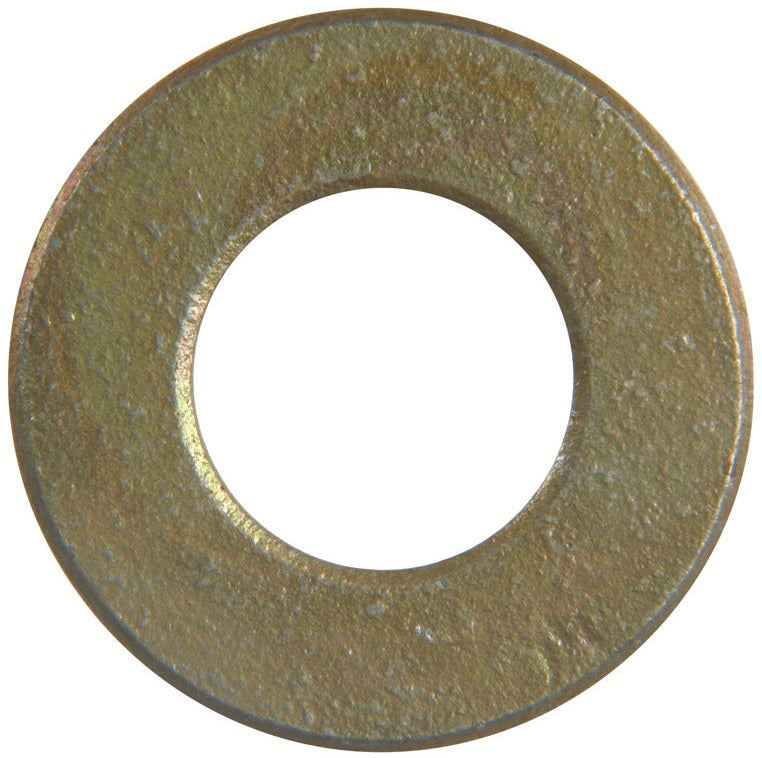 Hillman 280325 Sae Flat Washer, Zinc Dichromate, 7/16", Grade 8
