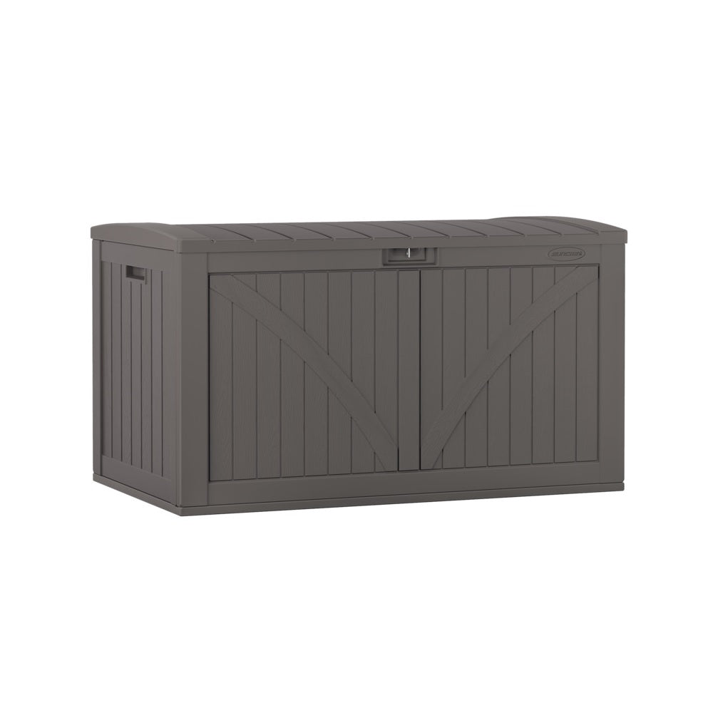 Suncast BMDB3425P Deck Box, Resin, Grey, 134 Gallon
