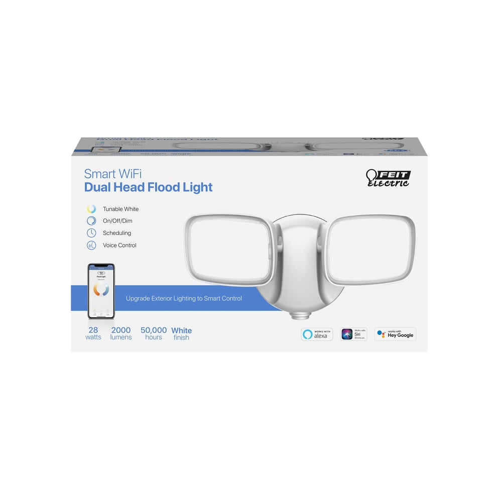Feit Electric S9DFL/CCT/WH/AG LED Security Light, White