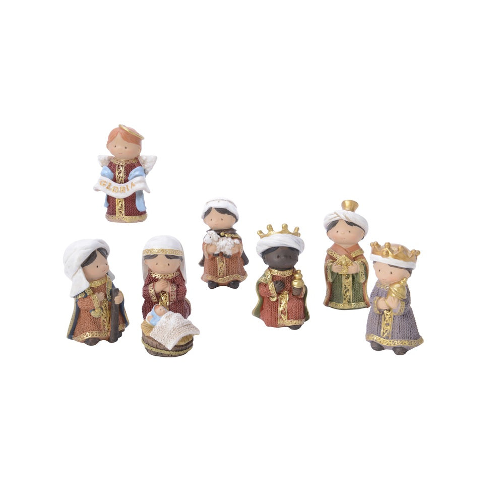 Decoris 596539 Nativity Christmas Decor, 3"