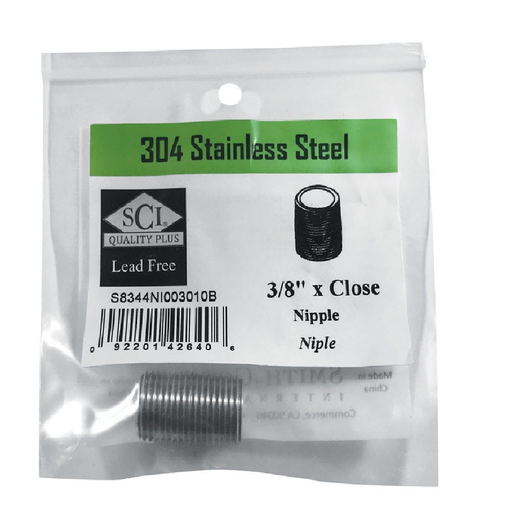 Smith-Cooper 4632100600 MPT Nipple, 1/8 Inch
