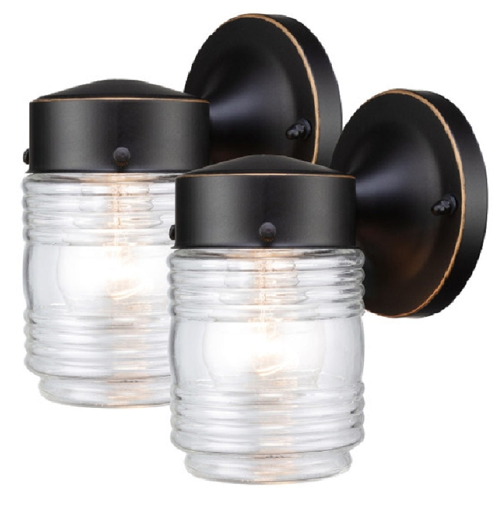 Globe Electric 44581 Landis Wall Sconce, Oil Rubbed Bronze