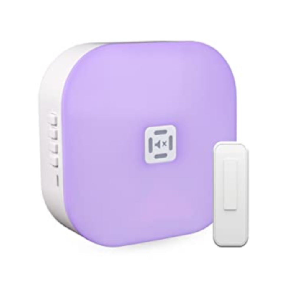 Heath-Zenith SL-7310-03 Wireless Door Chime Kit, Plastic, White