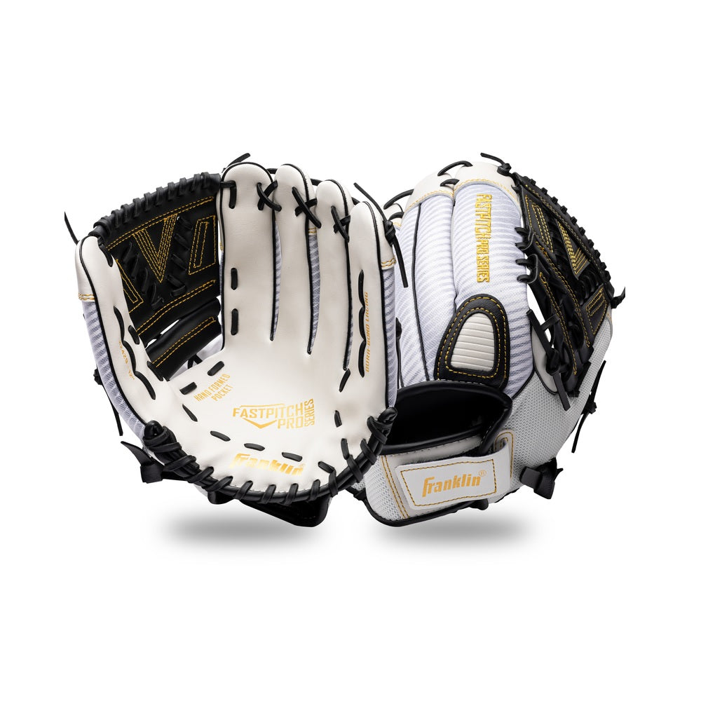 Franklin 22429 PVC Softball Glove 12", Black/White