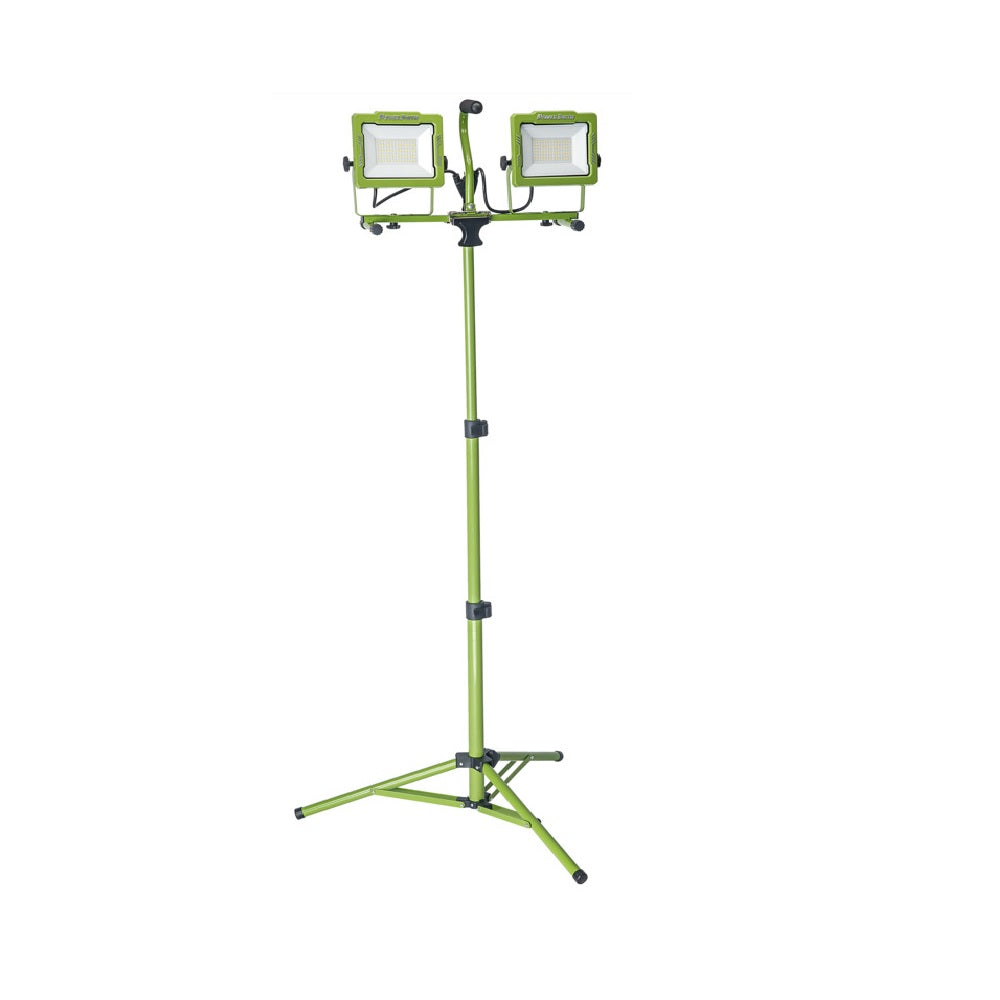 PowerSmith PWL2120TS Portable Dual Head Work Light with Tripod Stand, 12000 Lumens