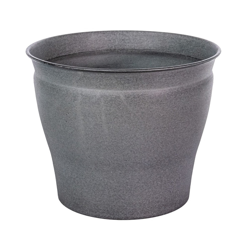 Robert Allen MPT02569 IronStone Timberline Planter, 6", Slate