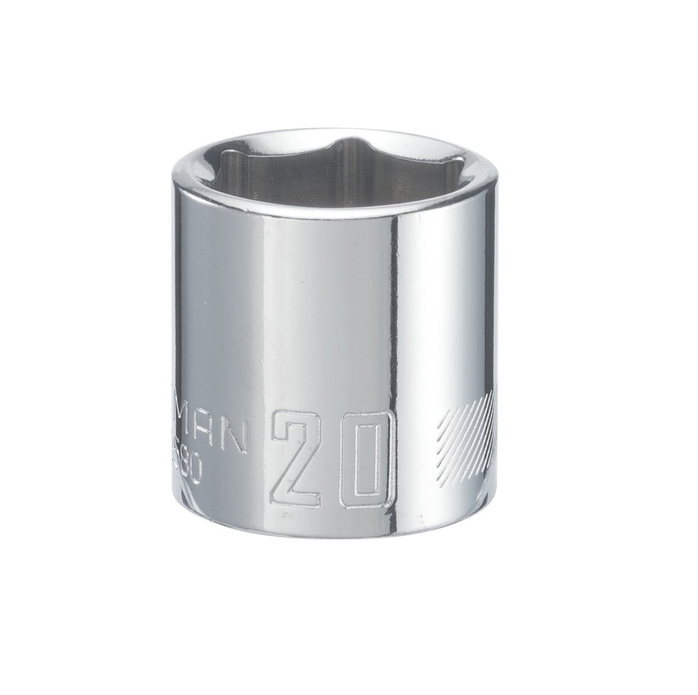 Craftsman CMMT43580 6 Point Shallow Socket, 20 MM