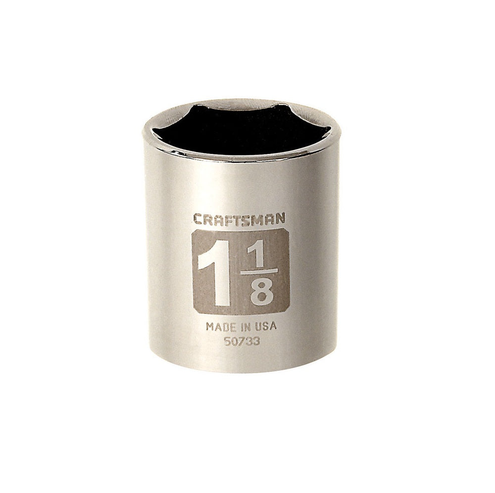 Craftsman CMMT50733 6 Point Standard Socket, 1-1/8 inch