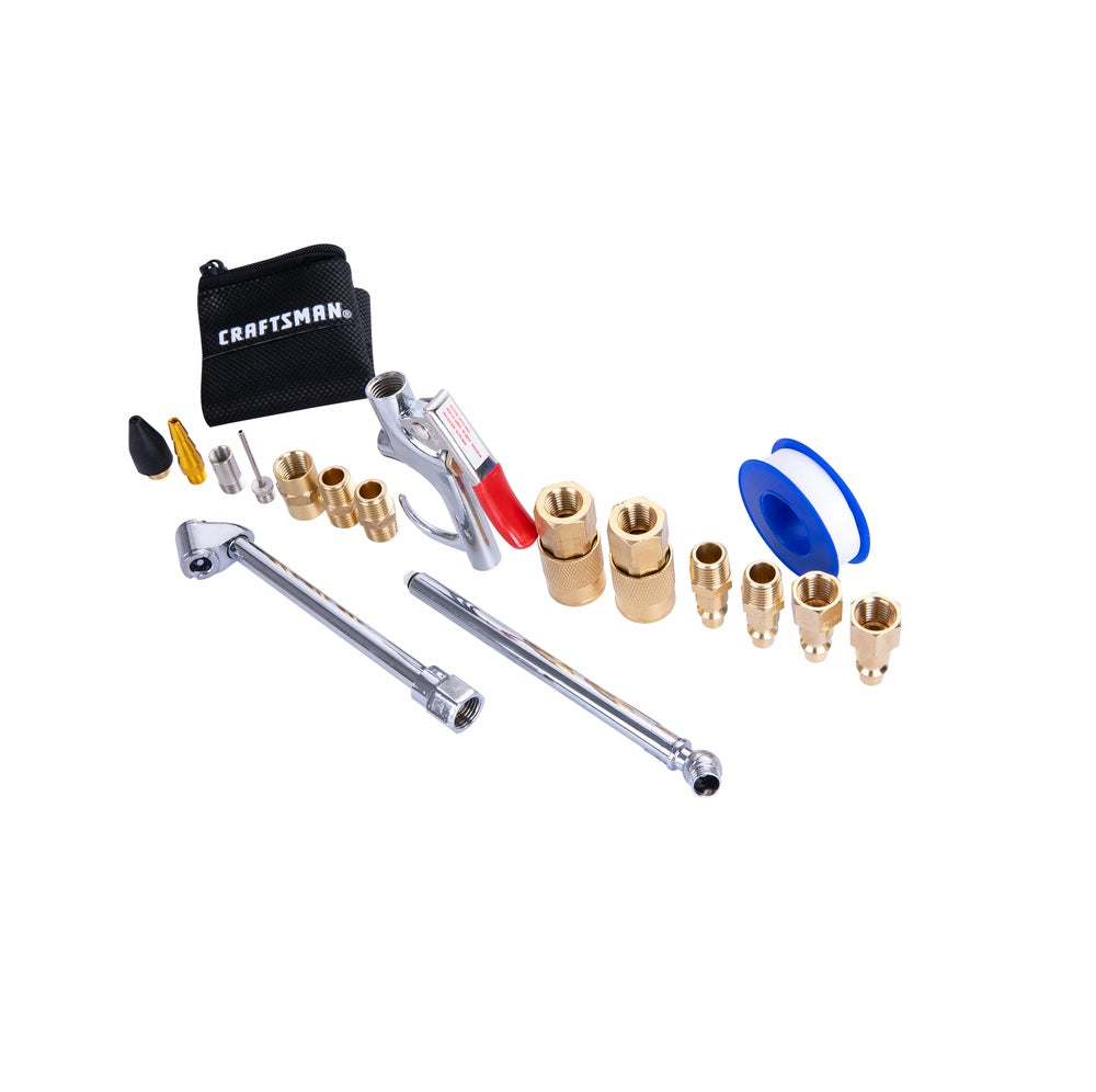Craftsman CMXZTSG1004NB Air Tool Accessory Kit, 18 pc