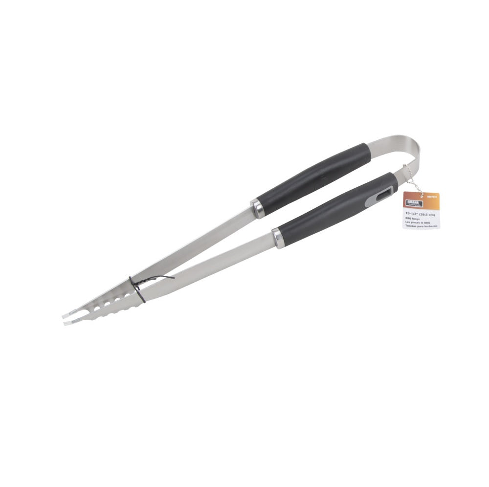 Omaha BBQ-22779-06 BBQ Tongs, Stainless Steel, 16 inch