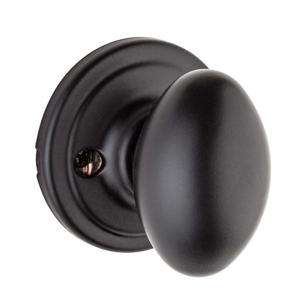 Kwikset 720L 514GC Laurel Passage Knob, Iron Black