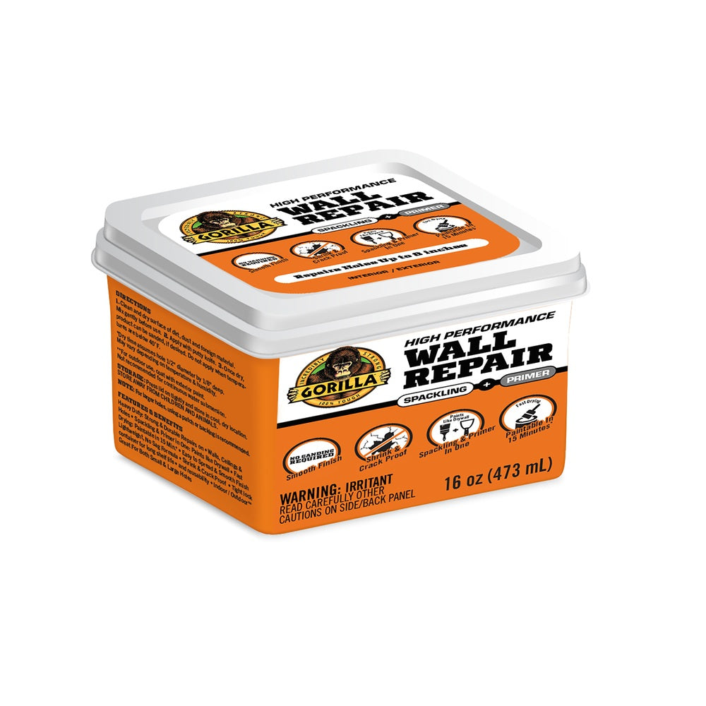 Gorilla 103963 Wall Repair, White, 16 OZ