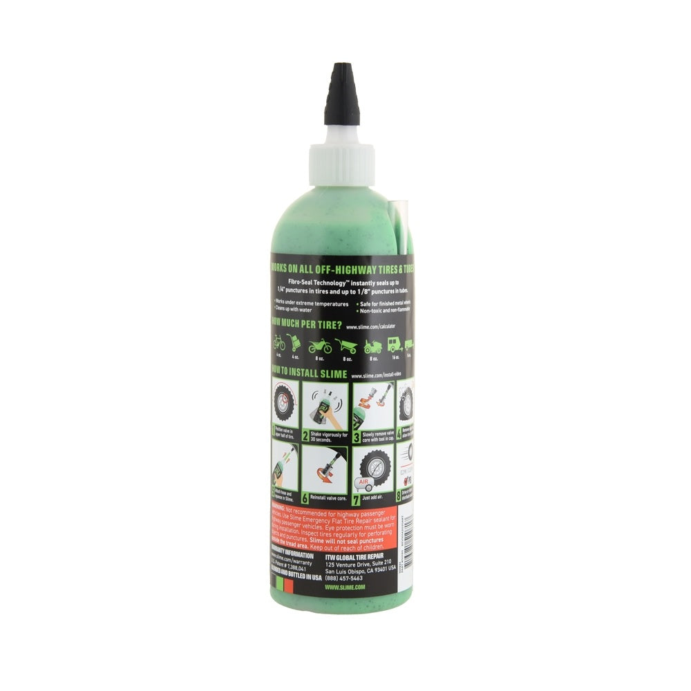 Slime 10193 Tire & Tube Sealant, 16 Oz