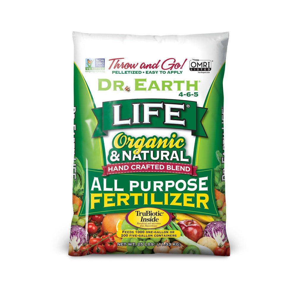Dr. Earth 7002 Organic All Purpose Fertilizer, 25 Lb