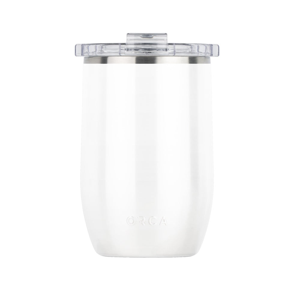 Orca VIN12PE BPA Free Tumbler with Lid, Pearl, 12 oz